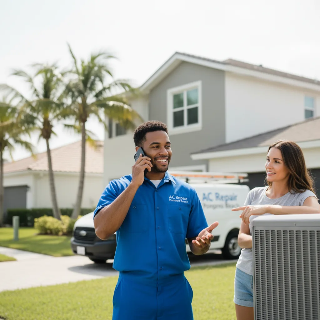 AC Repair Pompano Beach customer support in Robertsville